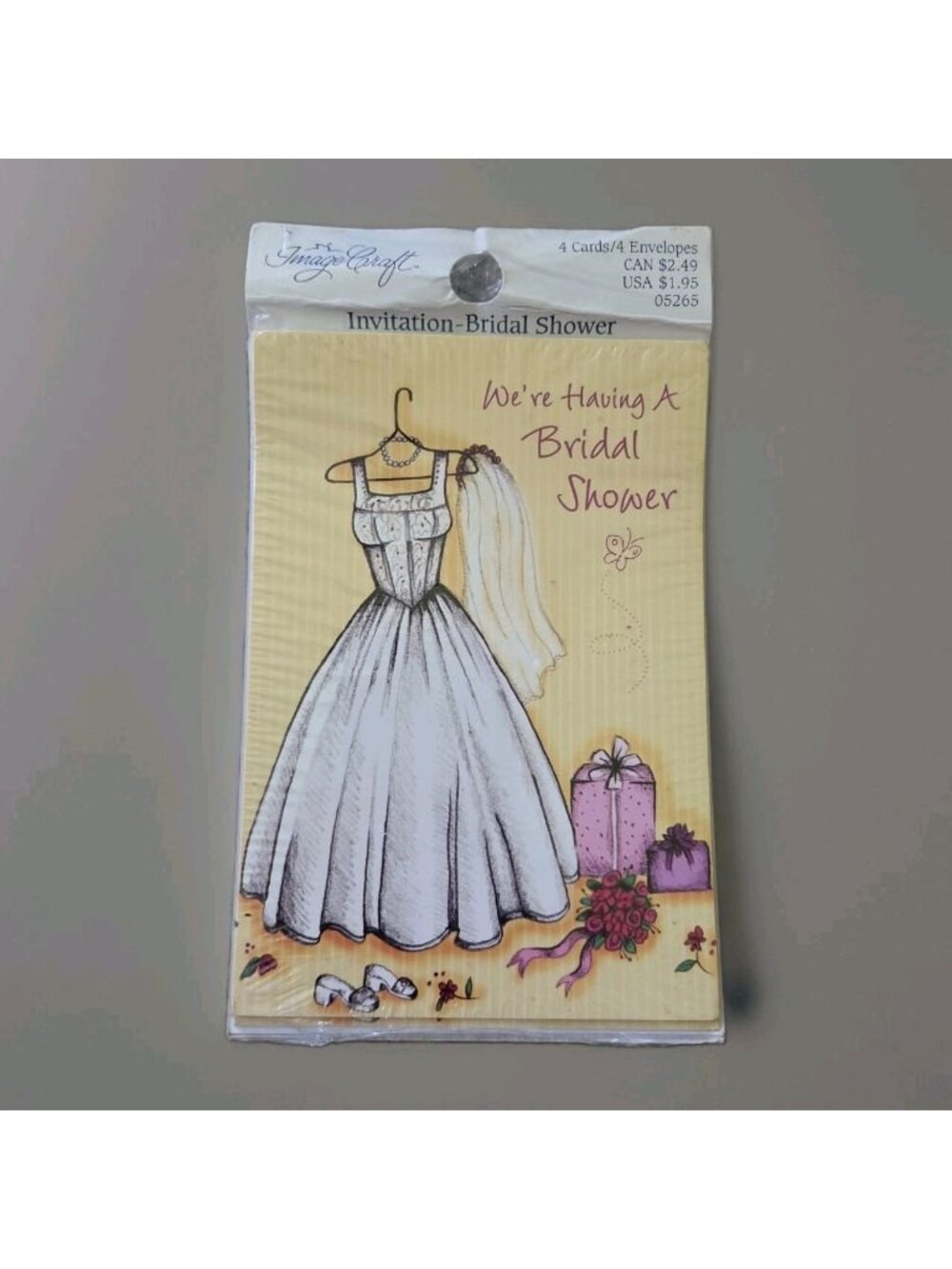 Image Craft Bridal Shower Invitations 3 Packs Wedding Stationery Minimalist